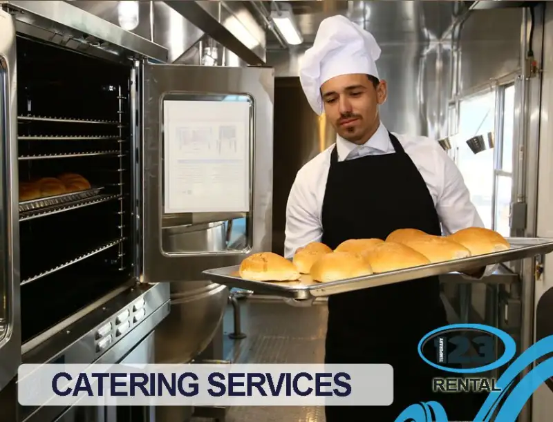 Chef working in a commercial kitchen